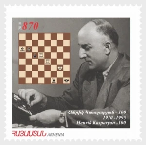 2010 ARMENIA - KASPAROV / CHESS UNMOUNTED MINT - Picture 1 of 1