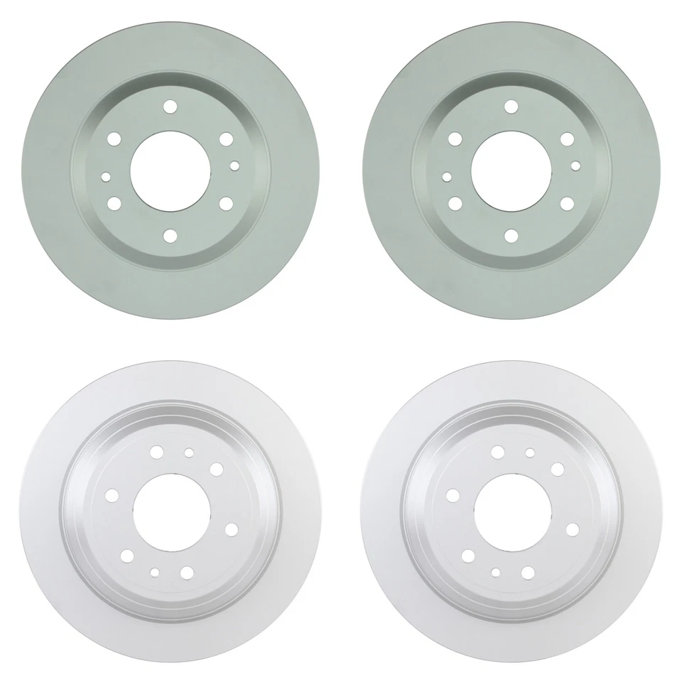 Bosch QuietCast Front Rear Rotors Disc Brake Pad Kit For Envoy Bravada 9-7x - Image 1 of 1