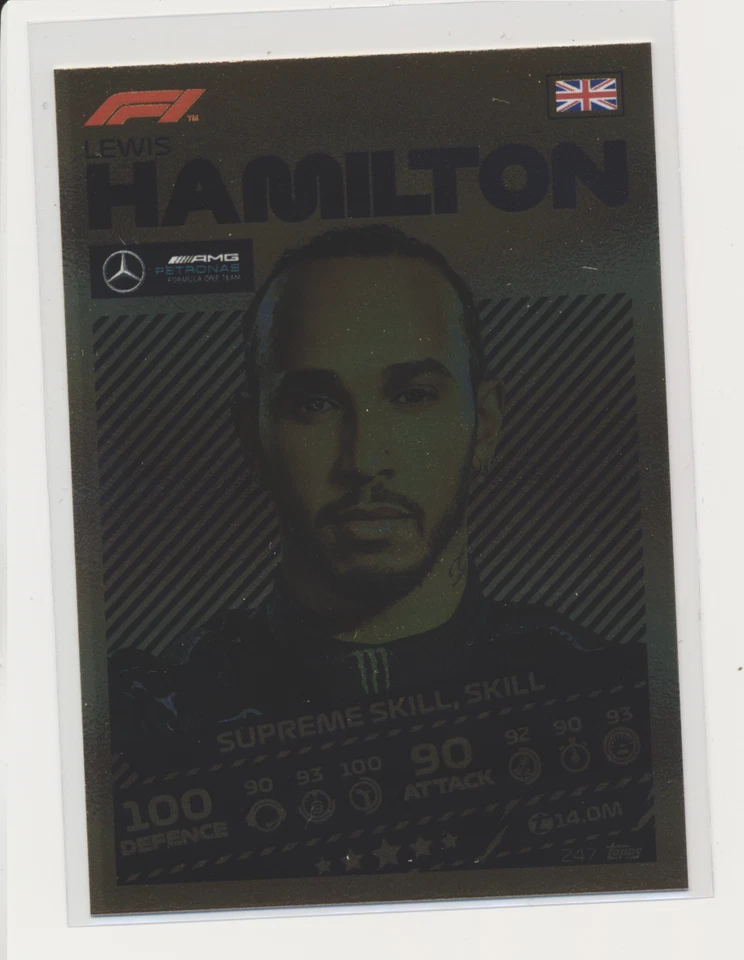 2021 Topps Turbo Attax Lewis Hamilton Supreme Skill #247 - Image 1 of 1