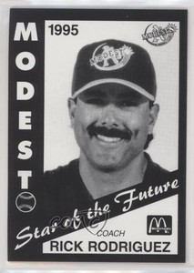 1995 Team Issue Modesto A's Rick Rodriguez