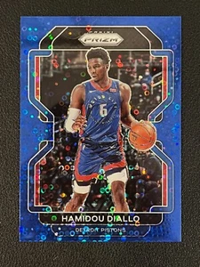 Hamidou Diallo 2021-22 Prizm Basketball Blue Fast Break Disco /150 Pistons 140 - Picture 1 of 2