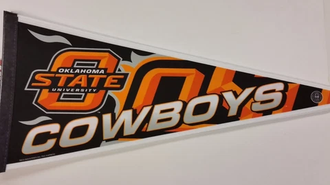NCAA Oklahoma State Cowboys 12" x 30" Pennant, NEW Cover