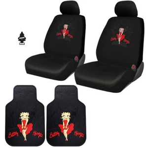 For VW New Betty Boop Car Truck Seat Covers Front Mats Set Universal Fit - Picture 1 of 9