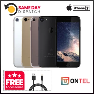 Apple iPhone 7 32GB 128GB 4G LTE Sim Free Smartphone iOS A+ Grade Pristine - Afbeelding 1 van 8