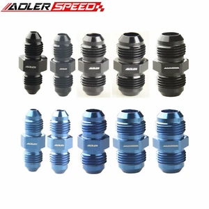 AN 3 AN4 6 8 10 12 16 20 Male to Male Aluminum Straight Fuel Oil Fitting Adapter - Bild 1 von 27