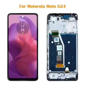 Für Motorola Moto G24 XT2423-1 LCD Display Touchscreen Digitizer Baugruppe - Bild 1 von 4