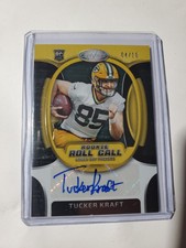 2023 Tucker Kraft /10 Certified Rookie Roll Call Gold Auto/Autograph PACKERS RC