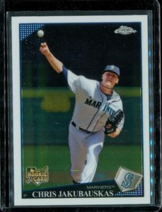 2009 Baseball Card TOPPS Chrome Rookie #209 CHRIS JAKUBAUSKAS Seattle Mariners