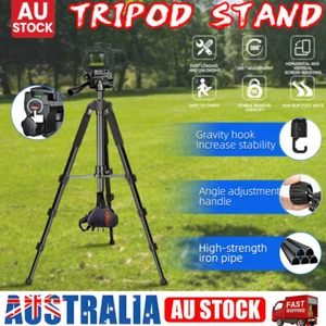 PROFESSIONAL CAMERA TRIPOD STAND MOUNT REMOTE + PHONE HOLDER FOR IPHONE SAMSUNG - Picture 1 of 12