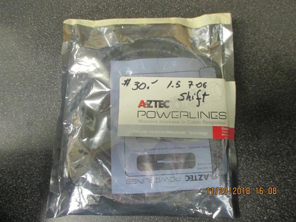 Cabos de mudança de marchas Aztec Powerlines, AC5800, NOS - Imagem 1 de 1