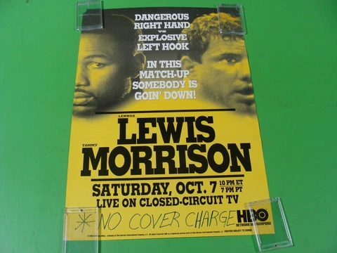 Lewis Morrison Boxing Poster Cover