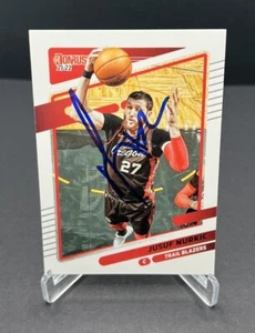 Jusuf Nurkic Phoenix Suns Trail Blazers Autographed Signed Card W/COA - Picture 1 of 4