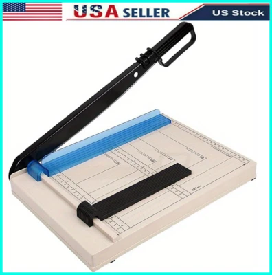 Paper Cutter,Paper Trimmer with Guard,12" Cut Length Guillotine Paper Cutter - Image 1 of 4
