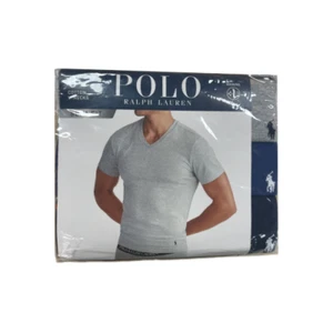 Polo Ralph Lauren Mens Slim Fit Cotton V-Neck T-Shirt 3-Pack Pick Size & Color - Picture 1 of 5
