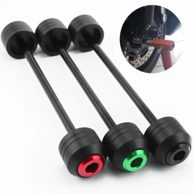 Protector de choque de eje delantero para KAWASAKI NINJA ZX6R ZX10R ZX14R horquilla rueda deslizante Foto 1 de 4