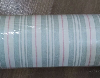 Papel pintado Waverly Stripe 578261 FUNCIONA 1 un rollo doble 21” x 11 yardas 57,50 pies cuadrados Foto 1 de 4