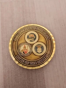 Air Force 333d Recruiting Squadron Home of The Sharks USAF Challenge Coin - Picture 1 of 4
