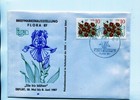 GDR letter Mi 2738 Erfurt 07.08.87 iga stamp exhibition FLORA 87 iris