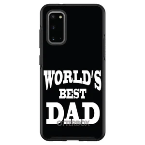 Custom OtterBox Symmetry für Samsung Galaxy S - Schwarz Weiß World's Best Dad - Bild 1 von 25