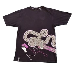 LRG Lifted Research Group Men's Graphic T-Shirt Slot Race Track Vintage Style M - Picture 1 of 6