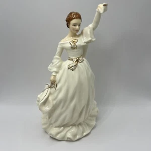 Royal Doulton Au Revoir HN3723 Signed Hand Made Lady Statue Figurine - Picture 1 of 15