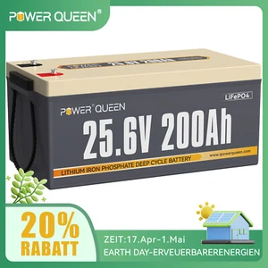 Power Queen 24V 200Ah Bateria litowa LiFePO4 Bateria z 200A BMS ✅0% VAT✅ - Zdjęcie 1 z 11