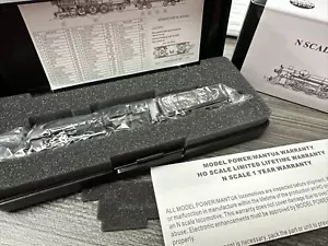 Model Power N Scale Metal 4-6-2 Pacific Steam Loco #7414 CB&Q #2968 NOS/MINT - Picture 1 of 11