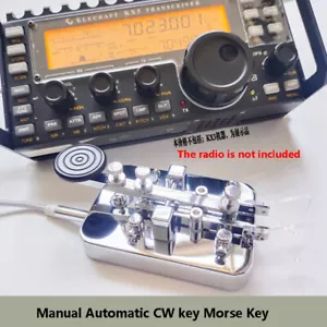 Nuovo Metallo Manuale Chiave Elettrica Automatica CW Chiave Elettrica CW Codice Pratico - Foto 1 di 9