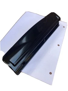 3 Locher Stift + Zahnrad mehrere Blätter Kapazität 3 Locher blau - Bild 1 von 4