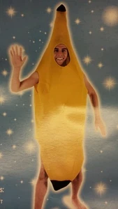 Unisex Adult Banana/Fruit Fancy Dress Outfit/Costume Stag/Hen Party Night - Picture 1 of 1
