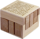 KINGOU Chinese 3D Wooden Inside Story Puzzle Interlocked Burr Puzzles Disentang