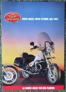 MOTO GUZZI V35 & V65 FLORIDA Motorcycle Sales Brochure Sept 1986 - Picture 1 of 1