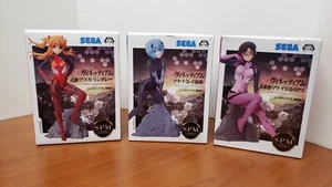 Shin Evangelion Rei Ayanami Asuka Langley Mari Makinami Figure SPM Sega - Picture 1 of 4