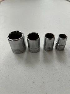 SK S-K 1/2” DRIVE 12 Point 1-1/8”, 15/16”, 11/16”, 9/16” Sockets USA - Bild 1 von 16