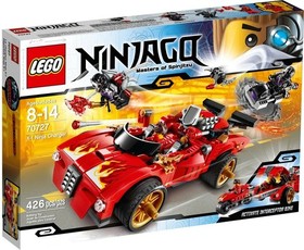 LEGO 70727 X-1 Ninja Charger Ninjago Masters  Spinjitzu Sealed 2014 3 Minifigure