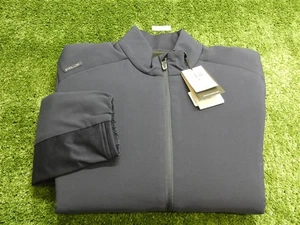 Ralph Lauren RLX Mens Tech Stretch Full-Zip Golf Pullover C.C. Logo Navy Medium - Picture 1 of 3