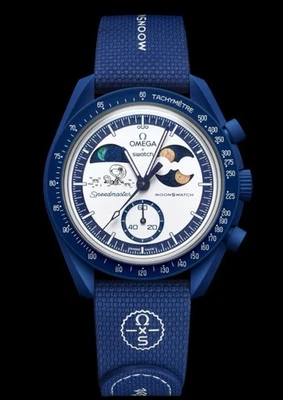 OMEGA X Swatch: Mission To Earthphase - Moonshine Gold - Snoopy Limited Edition - Image 1 of 4