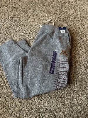 Pantalones deportivos grises nuevos con etiquetas 2XXL Minnesota Golden Gophers Champion para hombre Foto 1 de 4