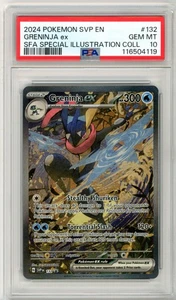 PSA GEM MT 10 Pokémon TCG Greninja ex 132 Sv: Scarlet & Violet Promo Karten Holo - Bild 1 von 2