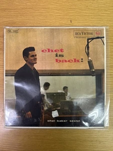 Chet Baker Sextet -Chet Is Back! Italy Italian Press Record LP Serie Europa 1962 - Picture 1 of 20