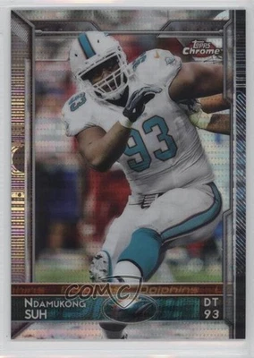 2015 Topps Chrome Pulsar Refractor Ndamukong Suh #22 - Image 1 of 2