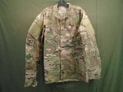 US Military Army USAF OCP Combat Camo Coat FR Shirt MultiCam Small Regular 292-P - Image 1 of 4