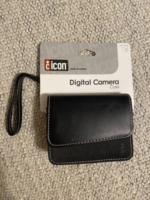 icon Compact Digital Camera Case Black And pink With Strap - Image 1 of 4