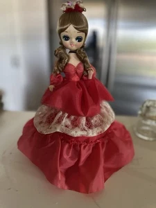 Muñeca roja vintage Bradley Big Eyes Southern Bell años 60/70 Japón - Imagen 1 de 4