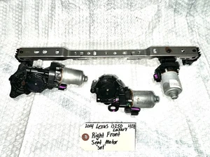 14-15 LEXUS IS250 LUXURY RIGHT FRONT PASSENGER SEAT MOTORS ADJUSTMENT SET OEM - Picture 1 of 15
