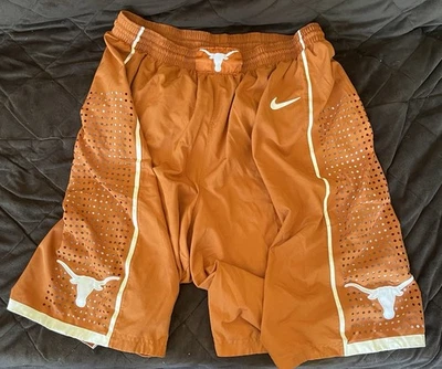 Texas Longhorns Authentic Nike Shorts Size XL Burnt Orange Austin Kevin Durant - Image 1 of 4