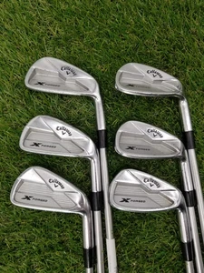 2018 CALLAWAY X FORGED IRON SET 5I-PW STIFF KBS TOUR C-TAPER LITE 110 FAIR - Picture 1 of 12