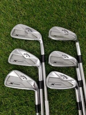 2018 CALLAWAY X FORGED IRON SET 5I-PW STIFF KBS TOUR C-TAPER LITE 110 FAIR - Image 1 of 4