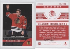 2013-14 Score Season Highlights Red Back Marian Hossa #586 HOF