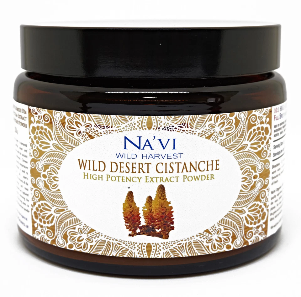 NA'VI ORGANICS Full Spectrum Desert Cistanche Extract Powder - Wild Harvested